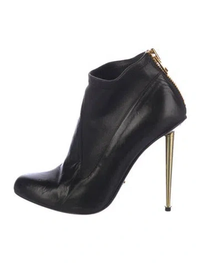 Pre-owned Tom Ford Leather Boots In Blue