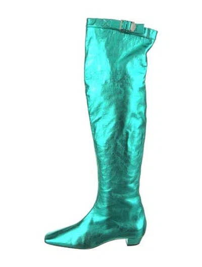 Pre-owned Tom Ford Leather Boots In Green
