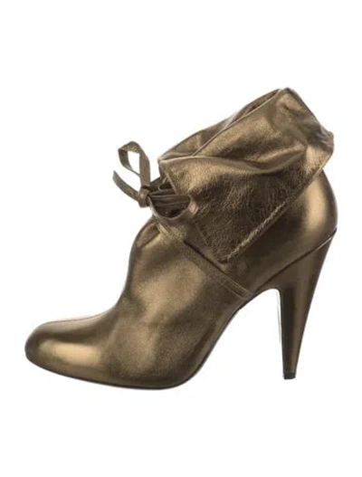 Pre-owned Tom Ford Leather Boots In Green