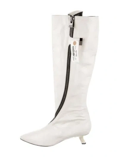 Pre-owned Tom Ford Leather Boots In Neutral