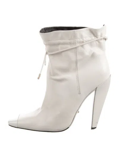 Pre-owned Tom Ford Leather Boots In White