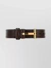 TOM FORD LEATHER BRACELET METAL BUCKLE