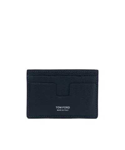 Tom Ford T Line Classic Card Holder In Black
