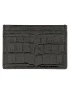 Tom Ford Leather Card Holder In Black