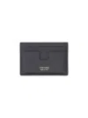 Tom Ford Leather Card Holder In Black