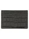 Tom Ford Leather Card Holder In Black