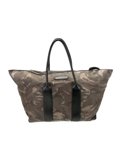 Pre-owned Tom Ford Leather Carry-on In Green
