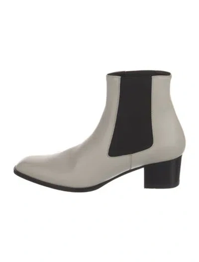 Pre-owned Tom Ford Leather Chelsea Boots In Black