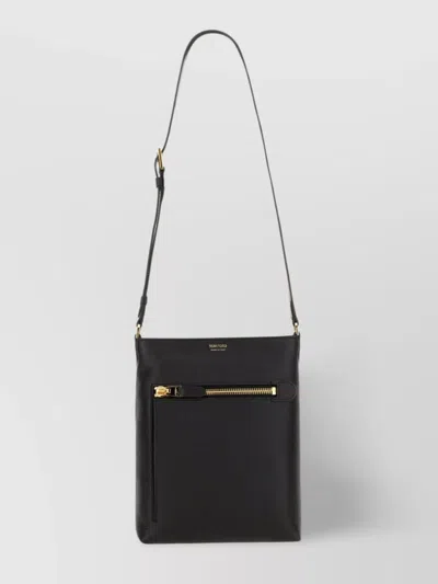 Tom Ford Leather Crossbody Bag Adjustable Strap