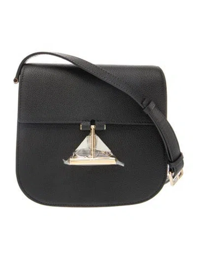 Pre-owned Tom Ford Leather Crossbody Bag In Black