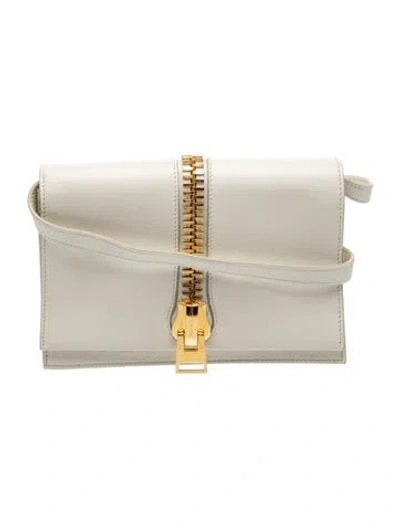 Pre-owned Tom Ford Leather Crossbody Bag In Neutral