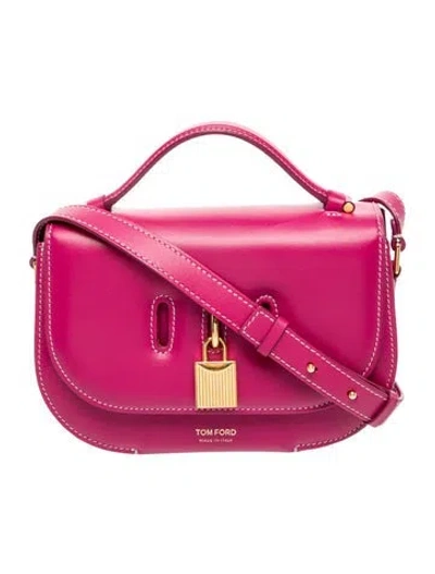 Pre-owned Tom Ford Leather Crossbody Bag In Pink