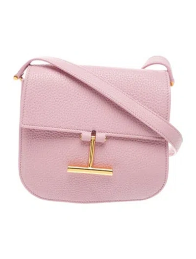 Pre-owned Tom Ford Leather Crossbody Bag In Pink