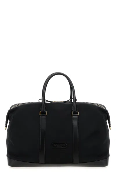 Tom Ford Leather Details Travel Bag