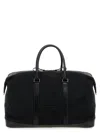 Tom Ford Recycled Nylon Duffle Frontal Logo In Black