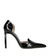 Tom Ford Glossy Pointed Toe Patent Leather Pumps In Black