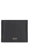 Tom Ford Logo-detail Leather Cardholder In Black