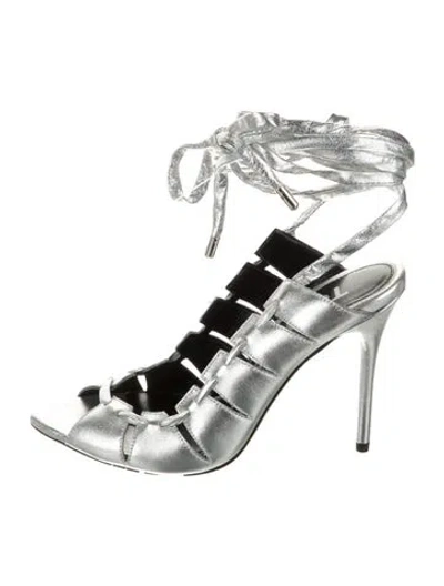 Pre-owned Tom Ford Leather Gladiator Sandals