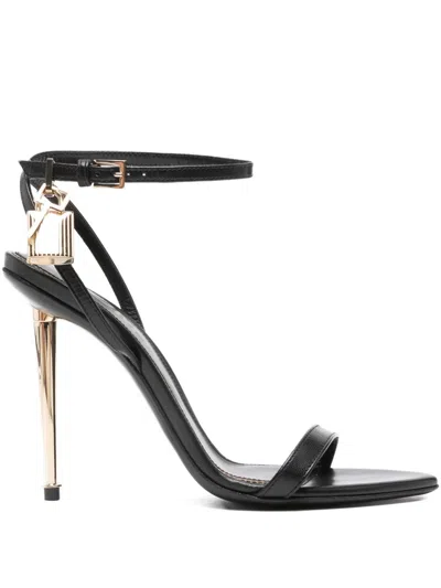 TOM FORD Tom Ford Leather Heel Sandals