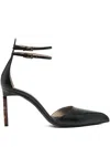 Tom Ford Leather Heeled Pumps In Black