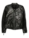 Tom Ford Leather Jacket In Black