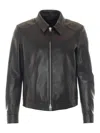 Tom Ford Classic Biker Jacket In Black