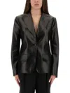 Tom Ford Wool Jacket With Notched Lapels And Front Pockets