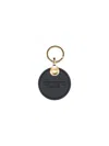 Tom Ford Keyring Accessory Featuring Gold-tone Hardware Design In Black