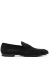 Tom Ford Men's Sean Suede Penny Loafers In Black