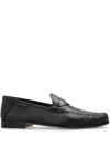 Tom Ford Ripley Smooth Leather Moccasin With Braided Band In Black