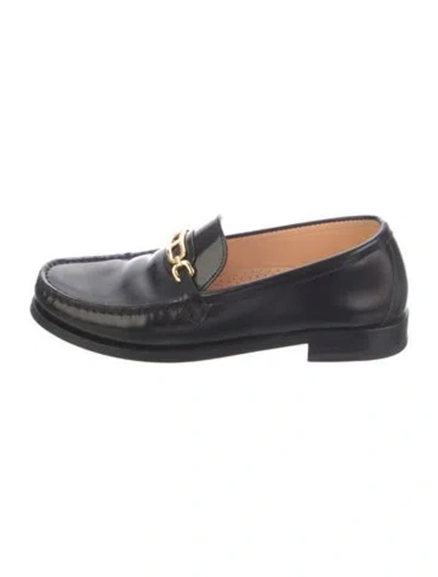 Pre-owned Tom Ford Leather Loafers In Blue