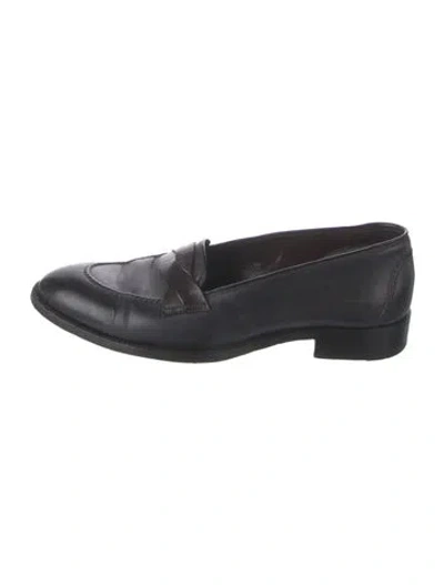 Pre-owned Tom Ford Leather Loafers In Green