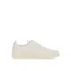 Tom Ford Round Head Lacing Low-cut Casual Sneakers In White