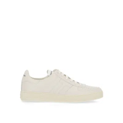 TOM FORD TOM FORD LEATHER LOGO SNEAKERS