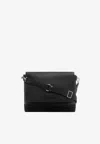 Tom Ford Leather Messenger Bag In Black