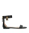 Tom Ford Embellished Leather Sandals In Black
