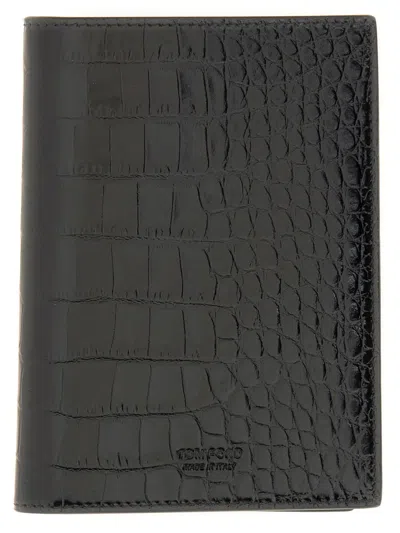 Tom Ford Leather Passport Holder