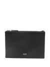 Tom Ford Leather Pouch In Black