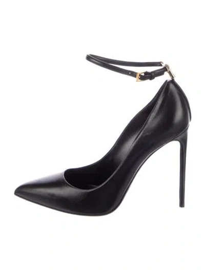 Pre-owned Tom Ford Leather Pumps In Black