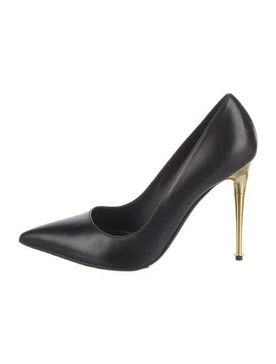Pre-owned Tom Ford Leather Pumps In Black