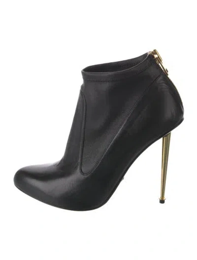 Pre-owned Tom Ford Leather Pumps In Black