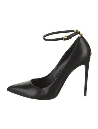 Pre-owned Tom Ford Leather Pumps In Black