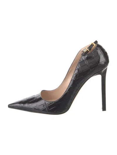 Pre-owned Tom Ford Leather Pumps In Black