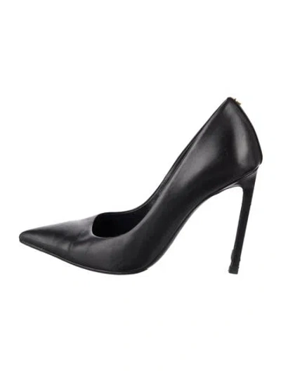 Pre-owned Tom Ford Leather Pumps In Black