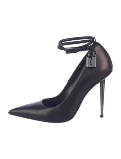 Pre-owned Tom Ford Leather Pumps In Blue
