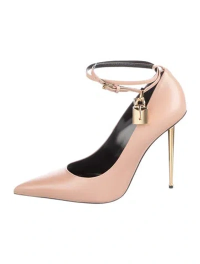 Pre-owned Tom Ford Leather Pumps In Neutrals