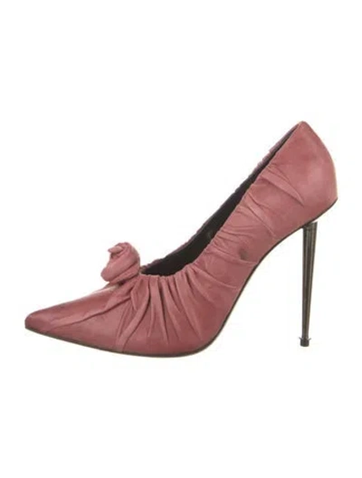 Pre-owned Tom Ford Leather Pumps In Red