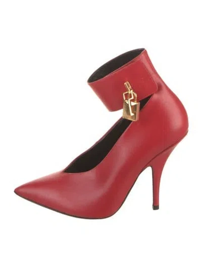Pre-owned Tom Ford Leather Pumps In Red
