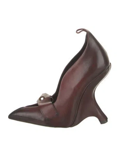 Pre-owned Tom Ford Leather Pumps In Red