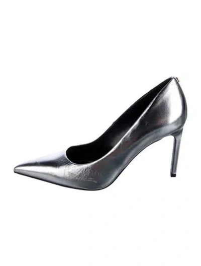 Pre-owned Tom Ford Leather Pumps In Silver